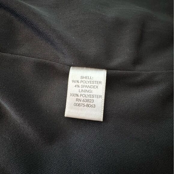 CJ Banks Black Sleeveless Dress Ruffle Party SZ 3X - Picture 15 of 16